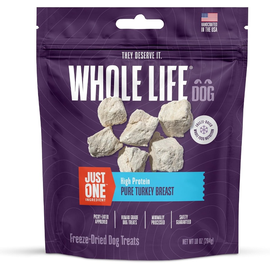 Food Snacks With Protein - Whole Life Dog Just One Turkey