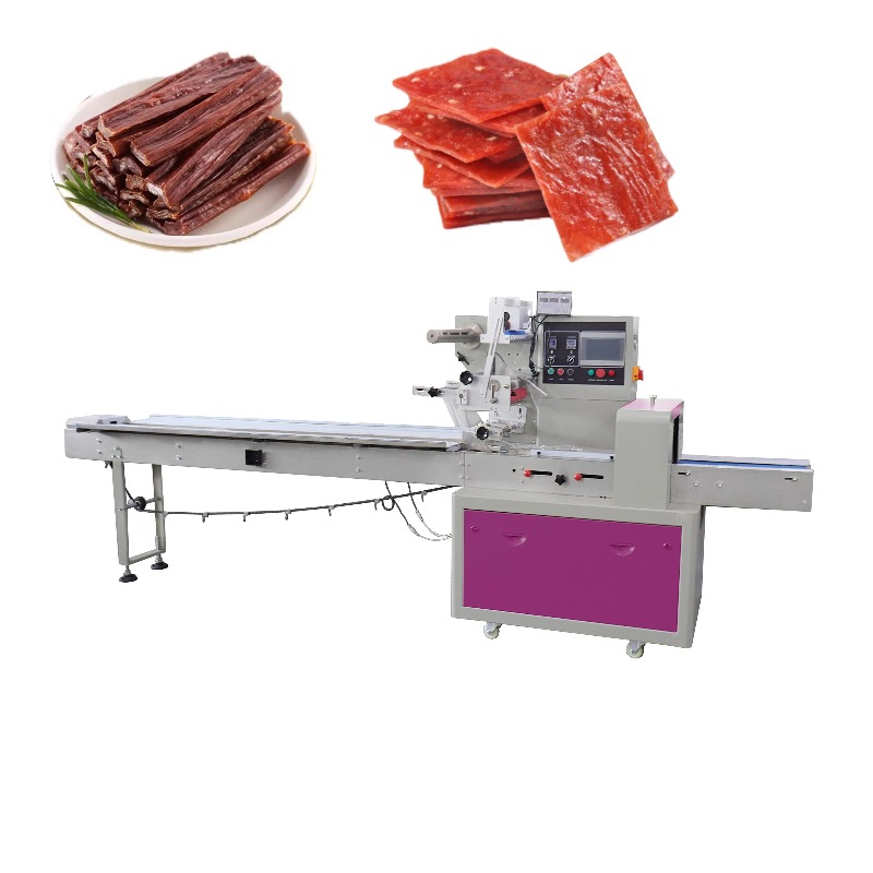 Jerky Beef Pack - Custom Pillow Packaging Tofu Dry Packer,