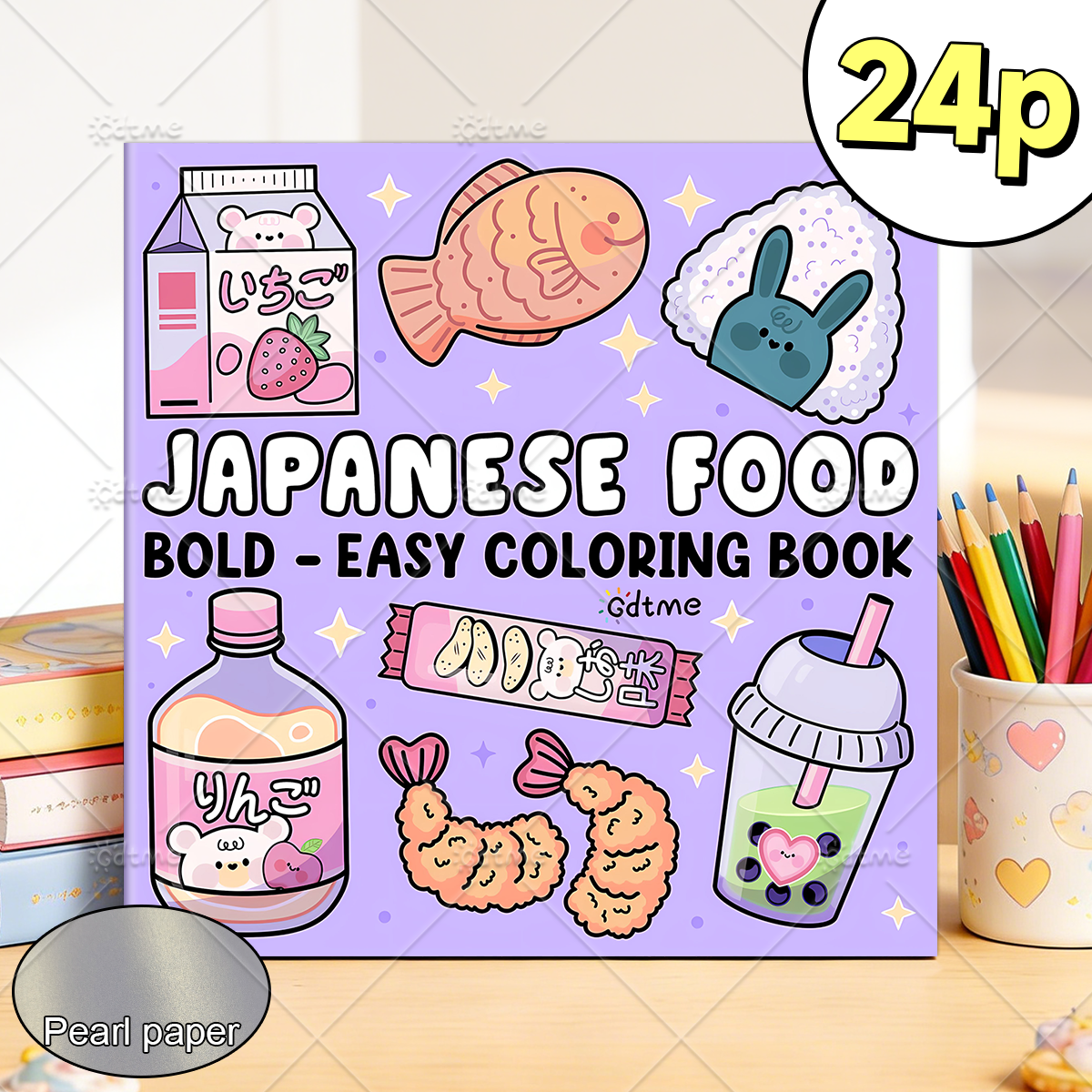 JAPANESE FOOD Bold-easy Patter - Food And Snacks Coloring Book avaliação e preço