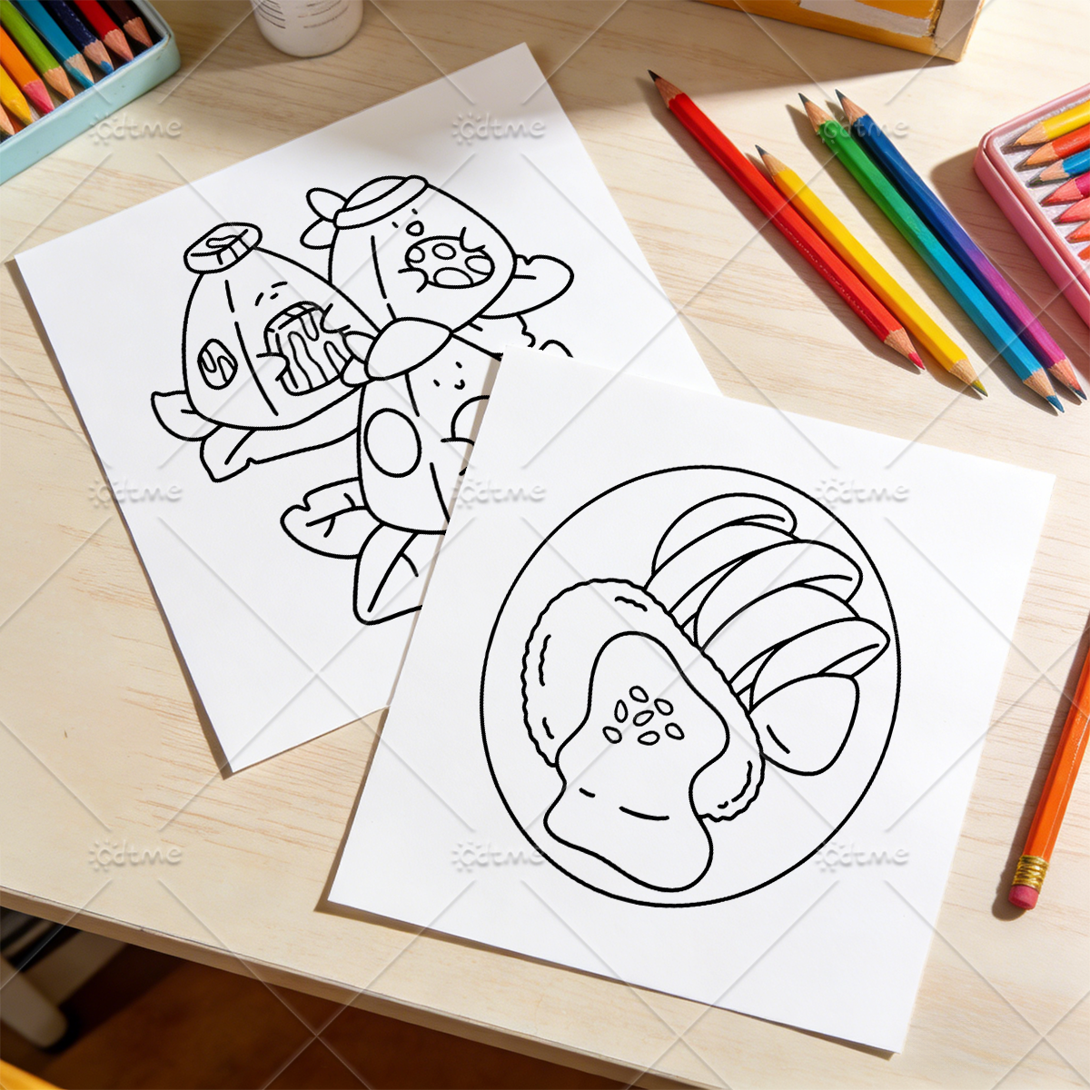JAPANESE FOOD Bold-easy Patter - Food And Snacks Coloring Book avaliação e preço