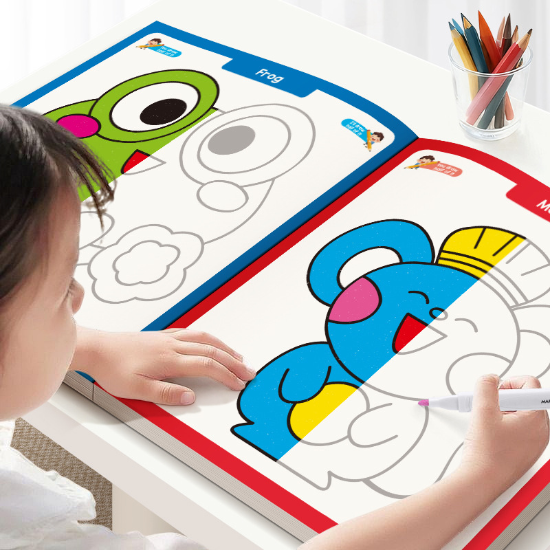 Kids Symmetrical Painting Acti - Food And Snacks Coloring Book avaliação e preço