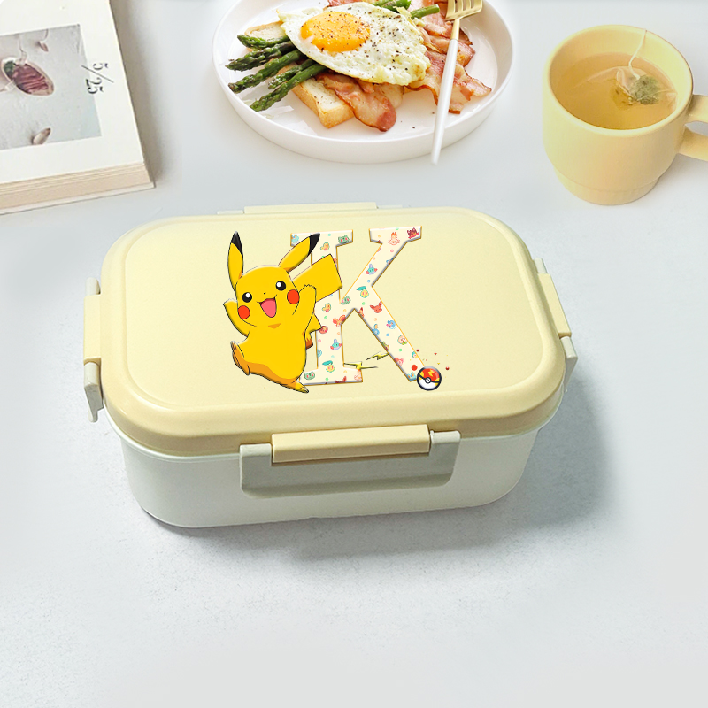 Pikachu Lunch Box Cartoon Poke - Food Z avaliação e preço
