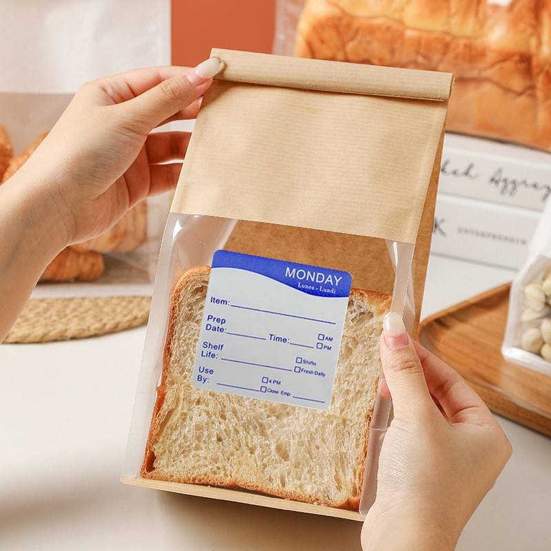 250Pcs/Roll Kitchen Date Food  - Food Snacks Label avaliação e preço