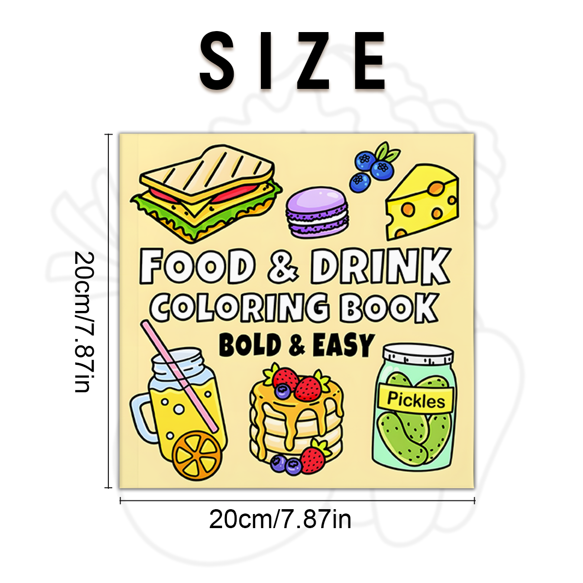 Delicious Treats Coloring Book - Food And Snacks Coloring Book avaliação e preço