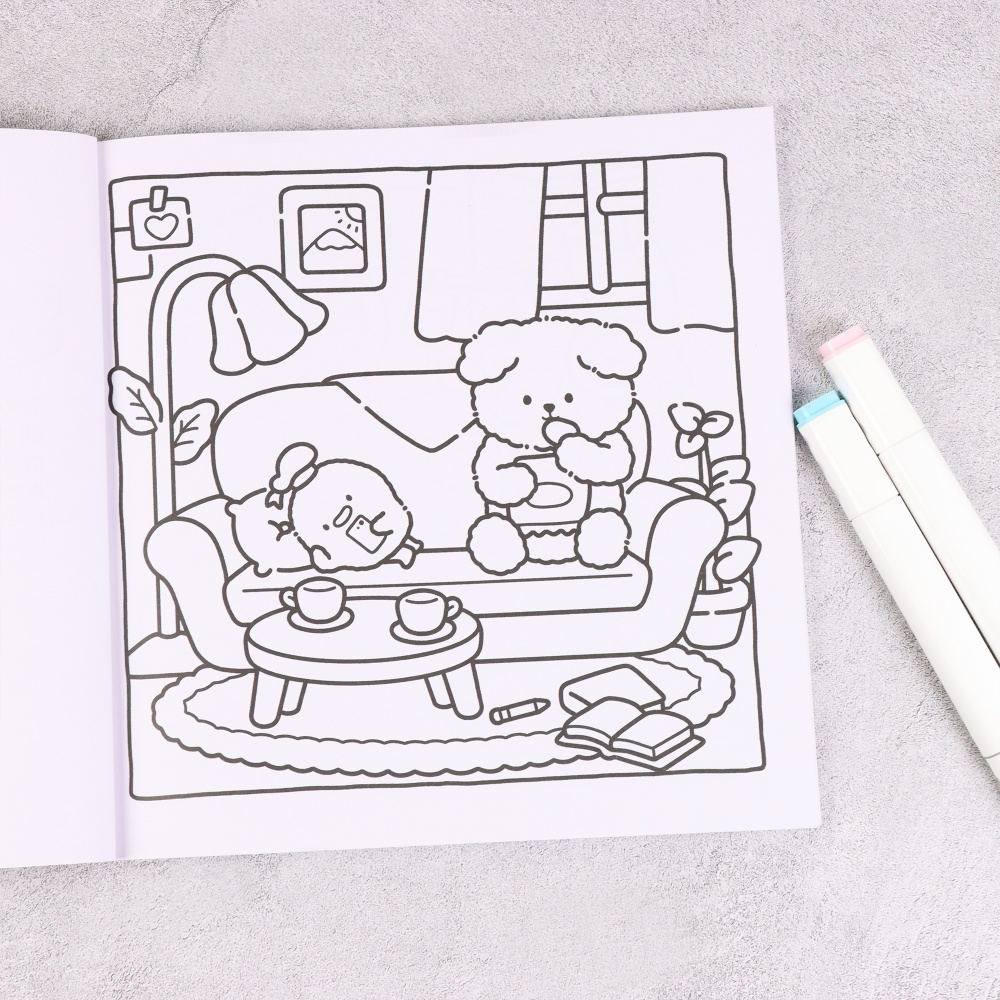 Cute Bear Bakery Theme Colorin - Food And Snacks Coloring Book Bold And Easy avaliação e preço