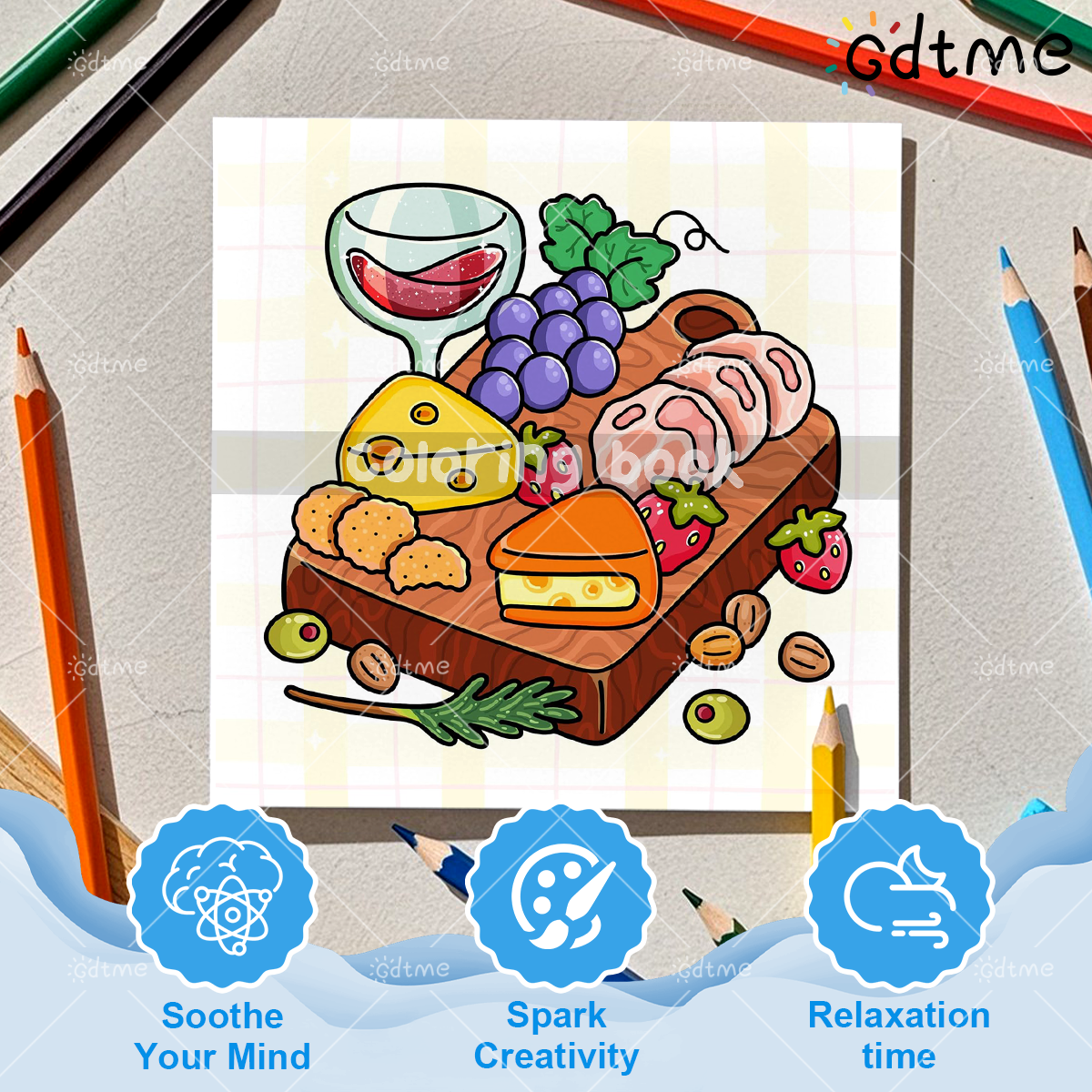 COMFORT FOOD BOLD AND EASY 24  - Food And Snacks Coloring Book avaliação e preço