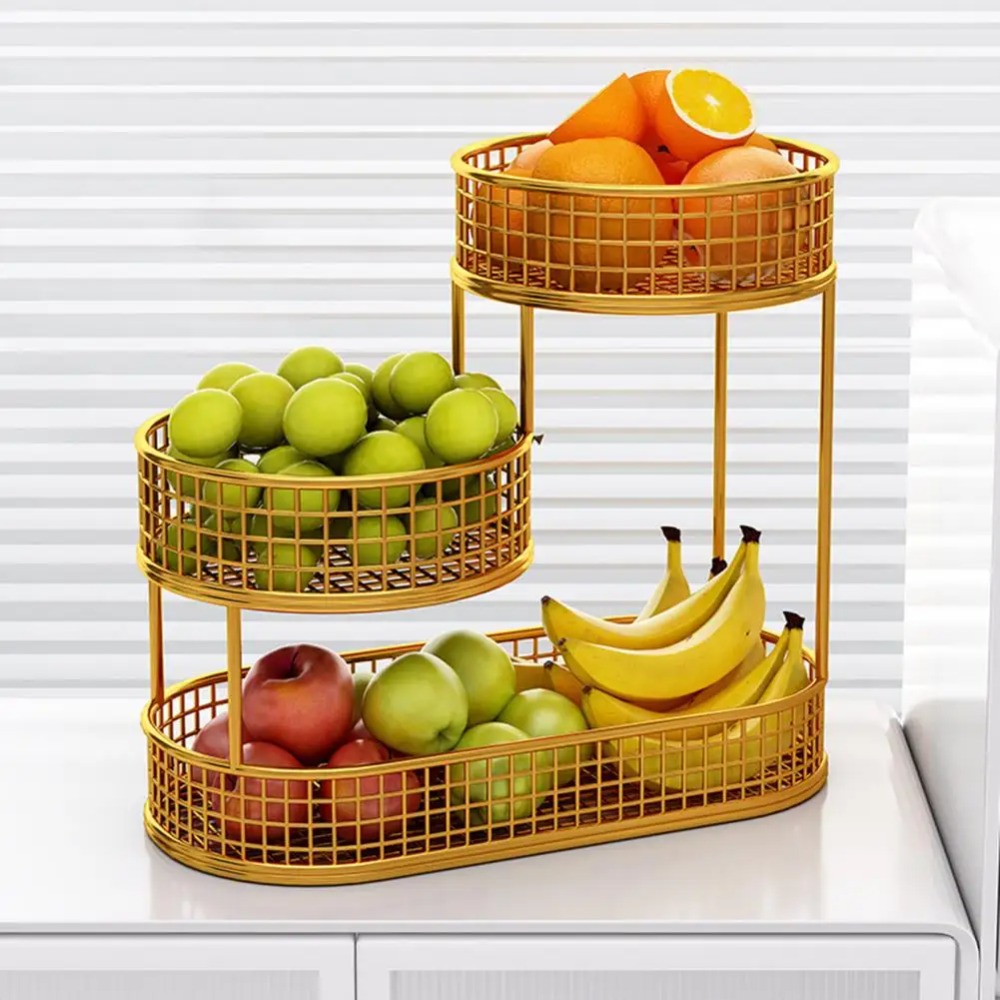 Three-layer Fruit Basket  Livi - Food Drink Snacks avaliação e preço