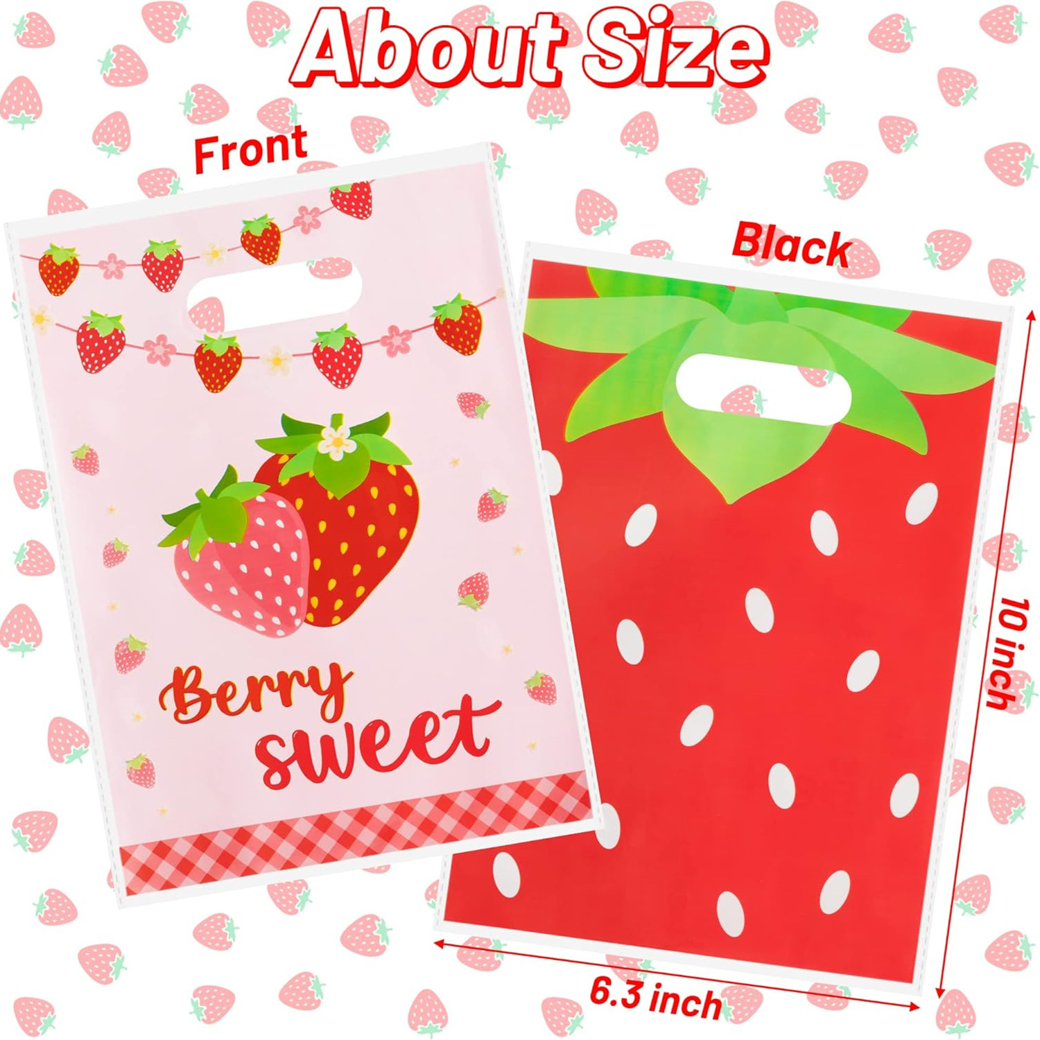 50Pcs Sweet Fruit Strawberry T - Spicy Food Snacks avaliação e preço