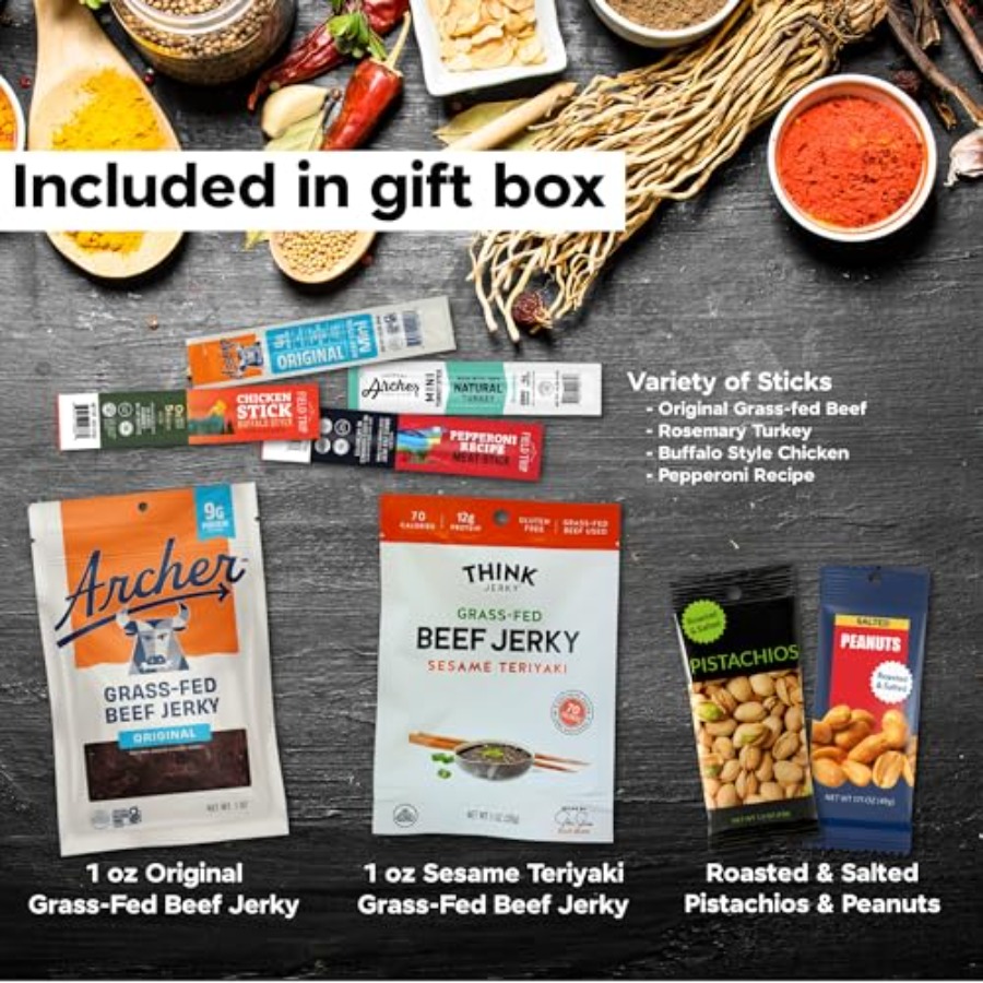 Manly Munch Box Jerky Gift Box - Jerky Beef Pack avaliação e preço