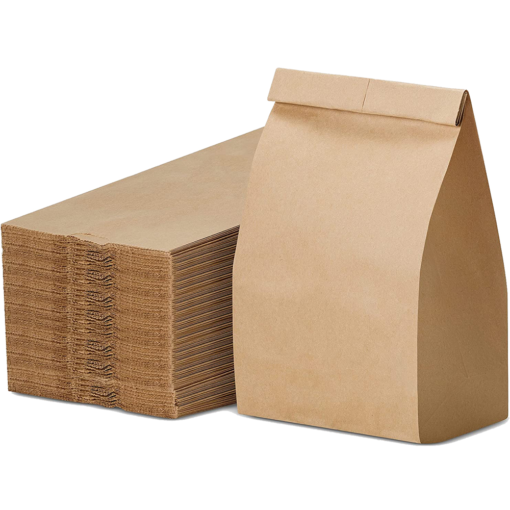 Paper Lunch Bags 20/50PCS Kraf - Food Grocery Snacks avaliação e preço