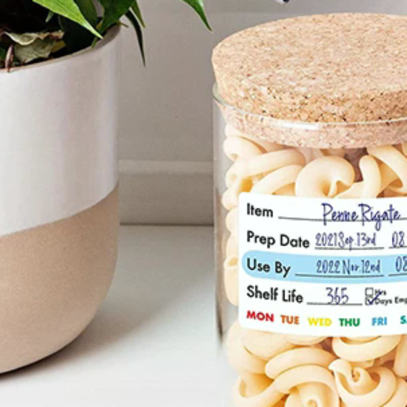 300Pcs/Roll Kitchen Date Food  - Food Snacks Label avaliação e preço