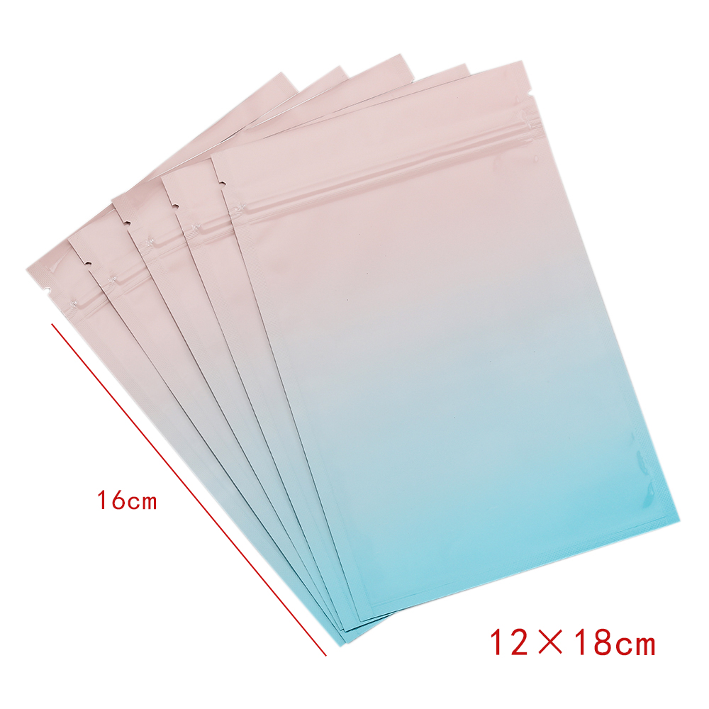 50pcs Gradient Zip Bags Opaque - Food Z avaliação e preço