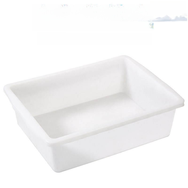 White Plastic Rectangular Stor - Spicy Food Snacks avaliação e preço