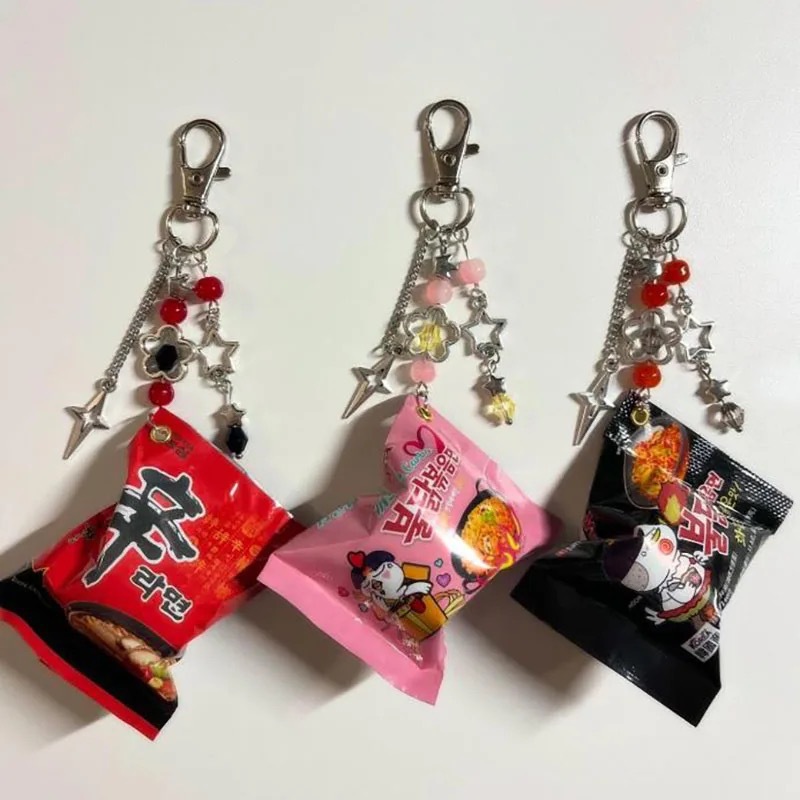 Buldak Ramen Keychain Korean S - Spicy Food Snacks avaliação e preço