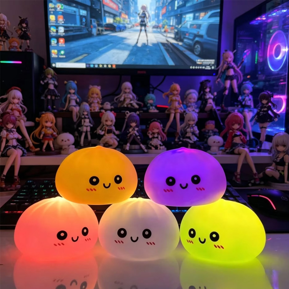 Aesthetic LED Bun: Glowing Dum - Food Grocery Snacks avaliação e preço