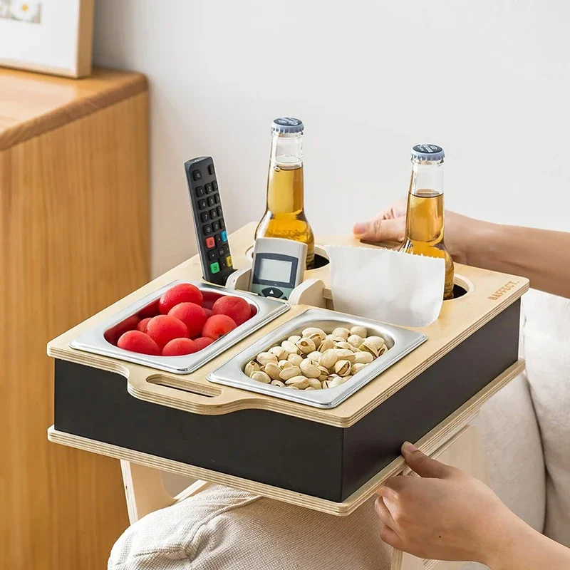 Rectangle Bamboo Tray Desktop  - Food Drink Snacks avaliação e preço