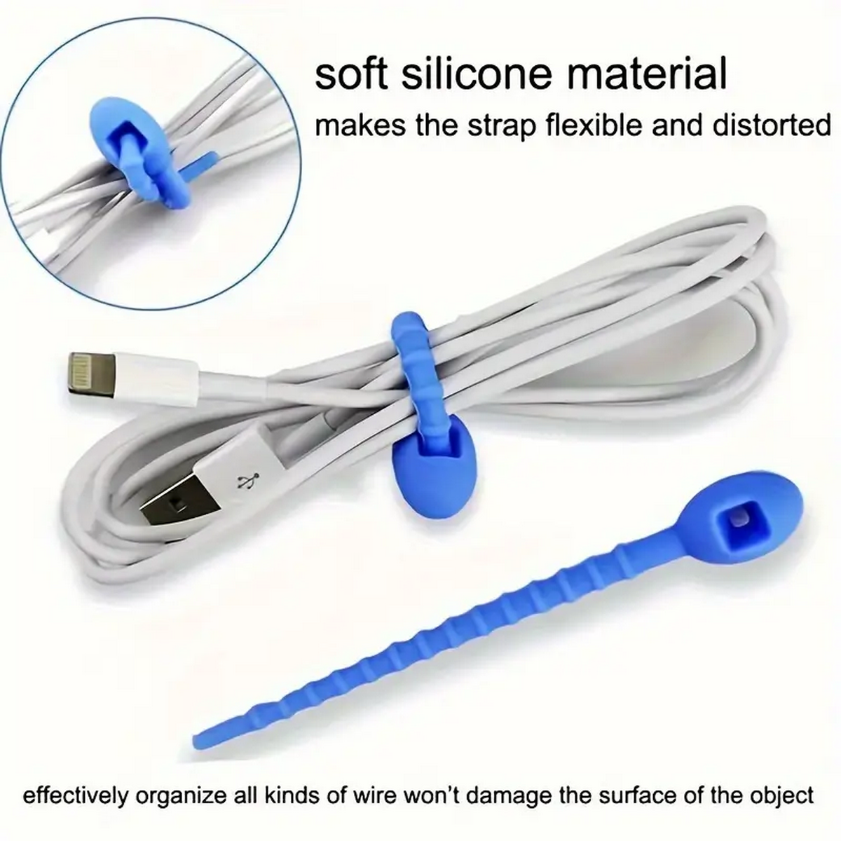 Silicone Reusable Cable Wire O - Food Z avaliação e preço