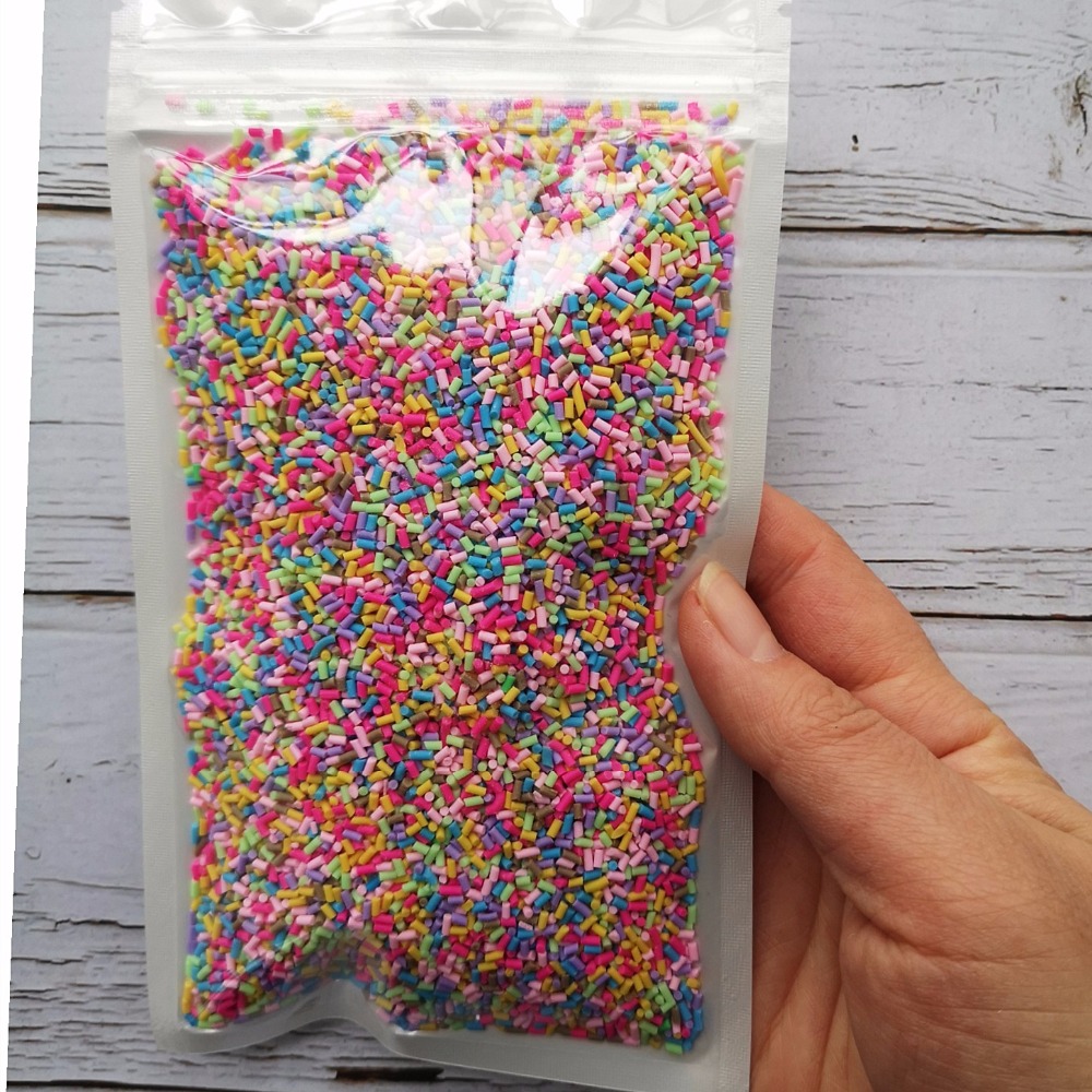 100g/bag Slime Filler Clay Spr - Spicy Food Snacks avaliação e preço