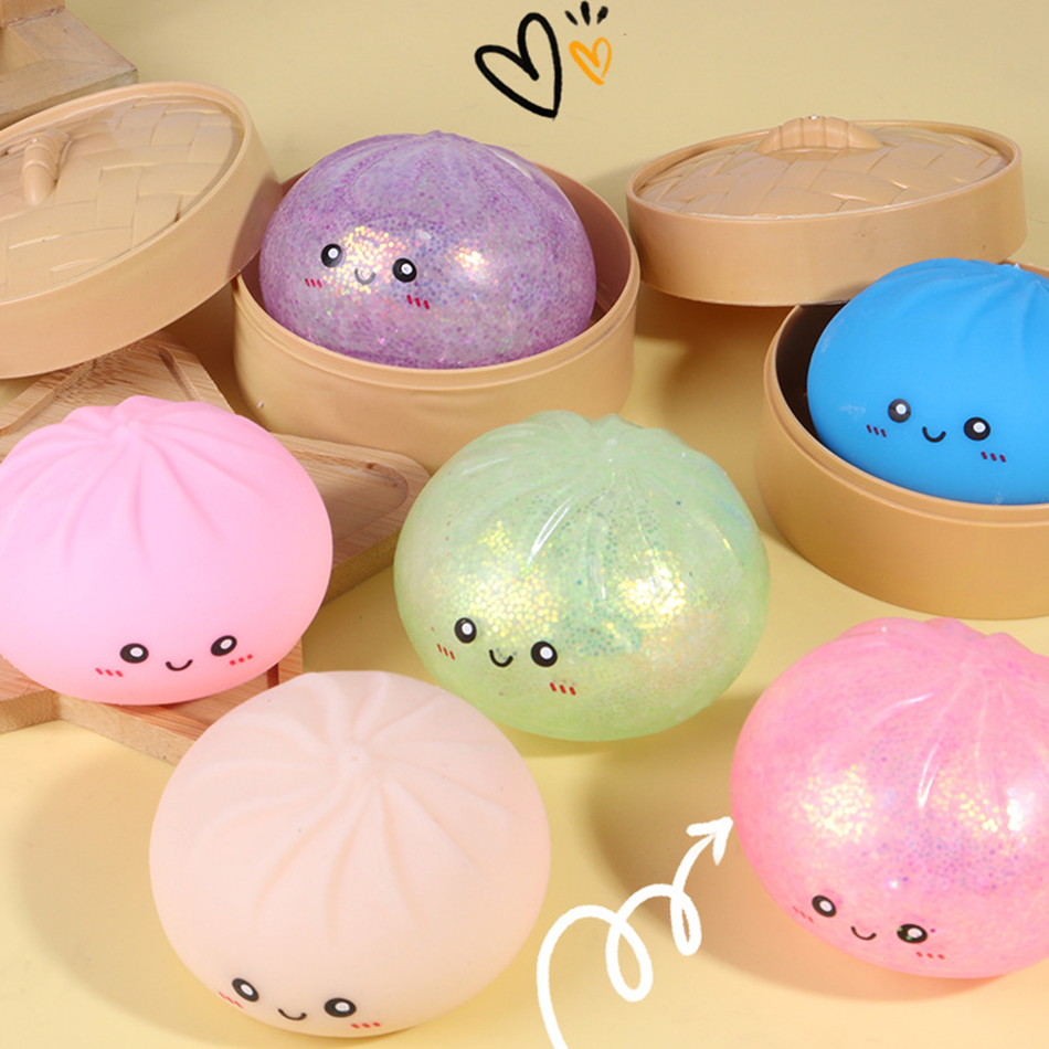 Colorful Flash Dumpling Squish - Food Grocery Snacks avaliação e preço