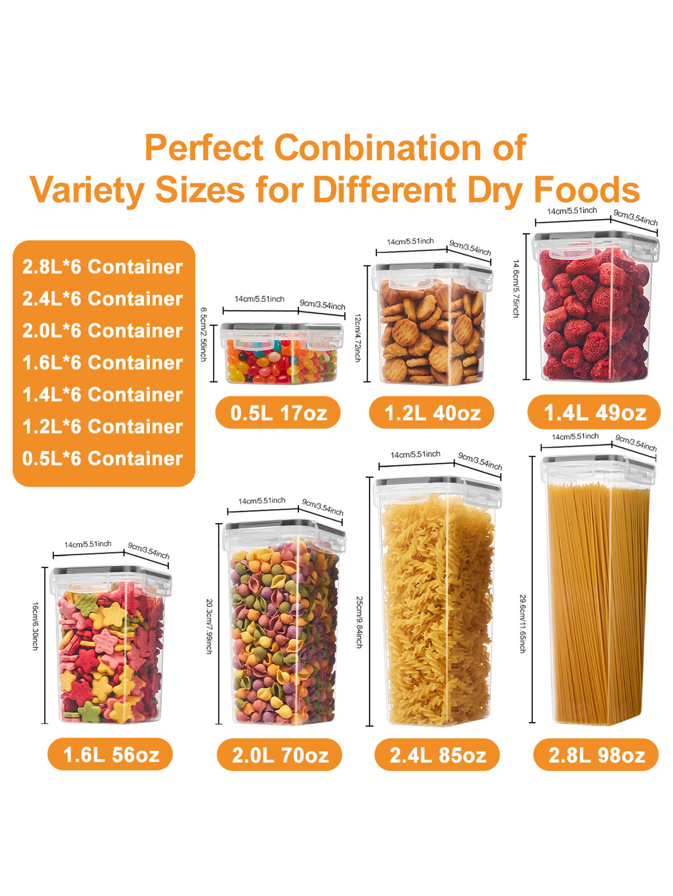 42PCS-Kitchen,Airtight food st - Food Snacks Label avaliação e preço