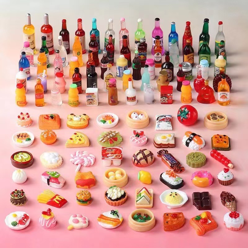 Cute Miniature Dollhouse Super - Food Drink Snacks avaliação e preço