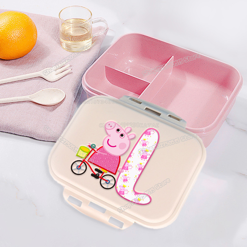 Cute Peppas Pig Letter A-Z Lun - Food Z avaliação e preço
