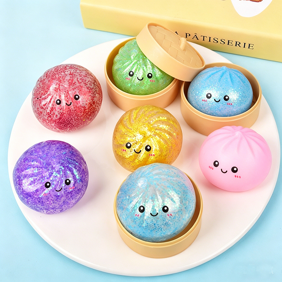 Colorful Dumpling Squishes Str - Food Grocery Snacks avaliação e preço