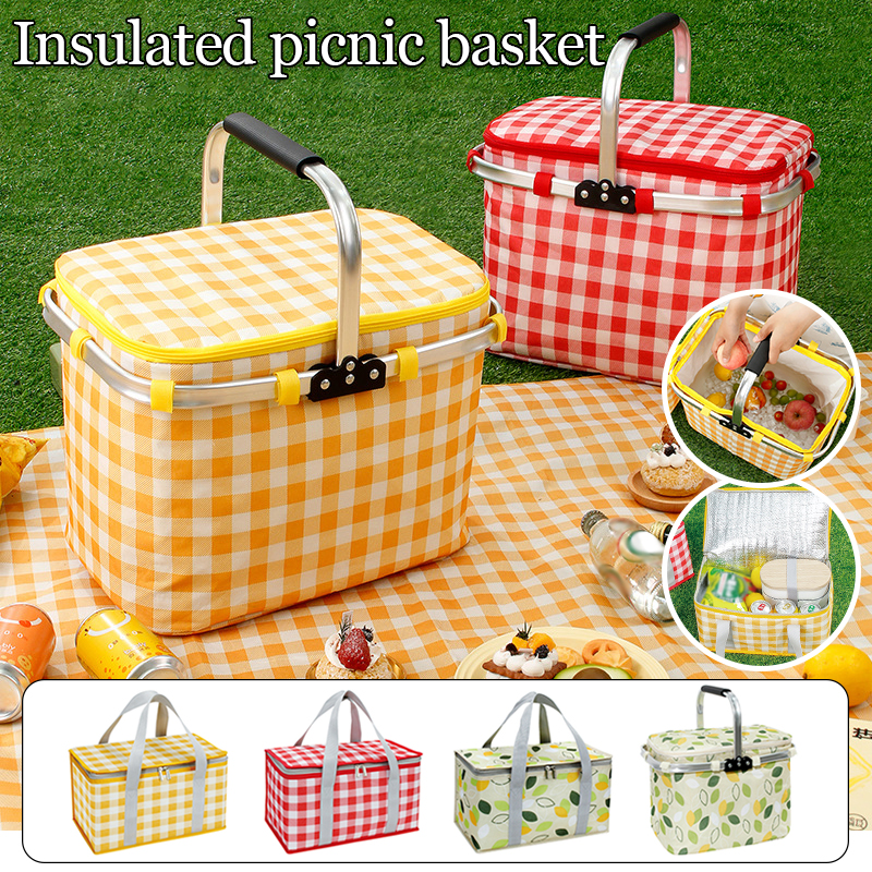 Retro Pastoral Lunch Bag Foldi - Food Drink Snacks avaliação e preço