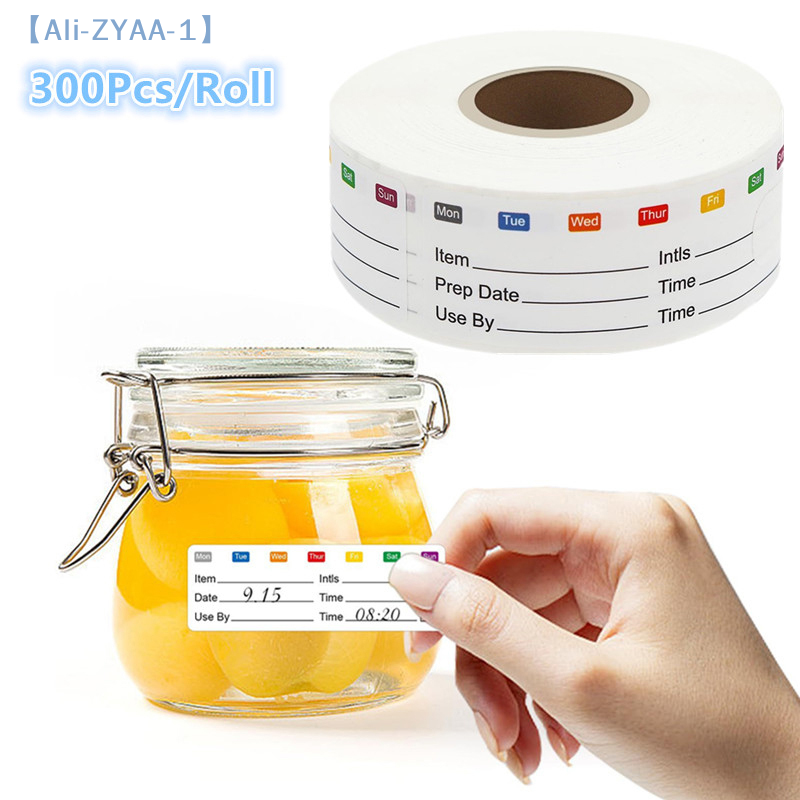 【ZYAA-1】300Pcs/Roll Kitchen Da - Food Snacks Label avaliação e preço