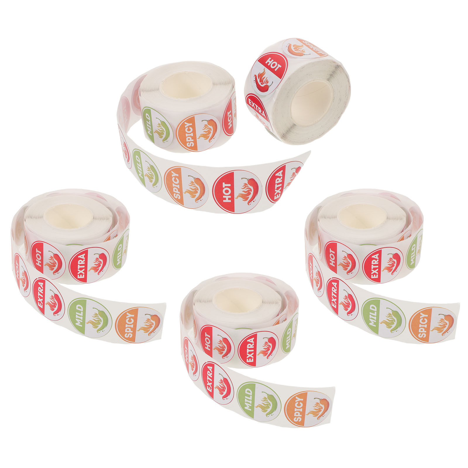 5 Rolls Round Spicy Hot Sticke - Spicy Food Snacks avaliação e preço
