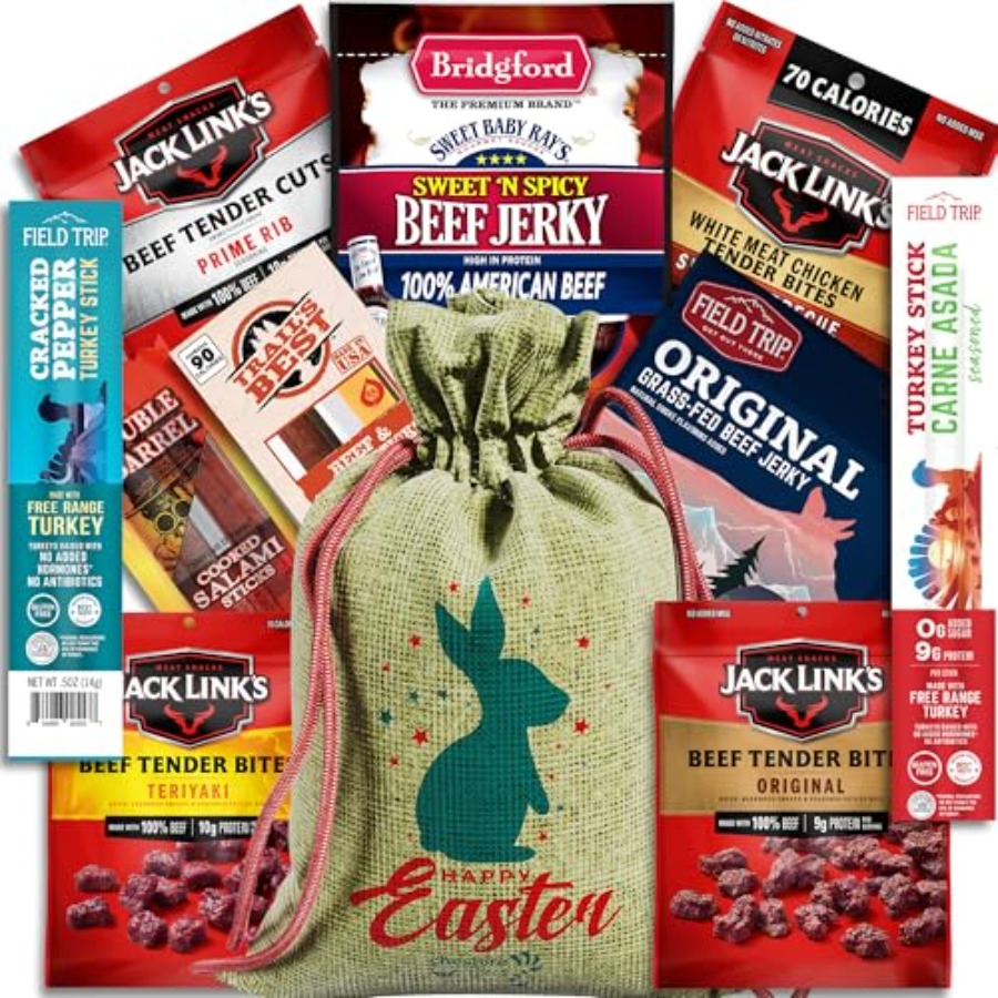 Beef Jerky Easter Basket For M - Jerky Beef Pack avaliação e preço