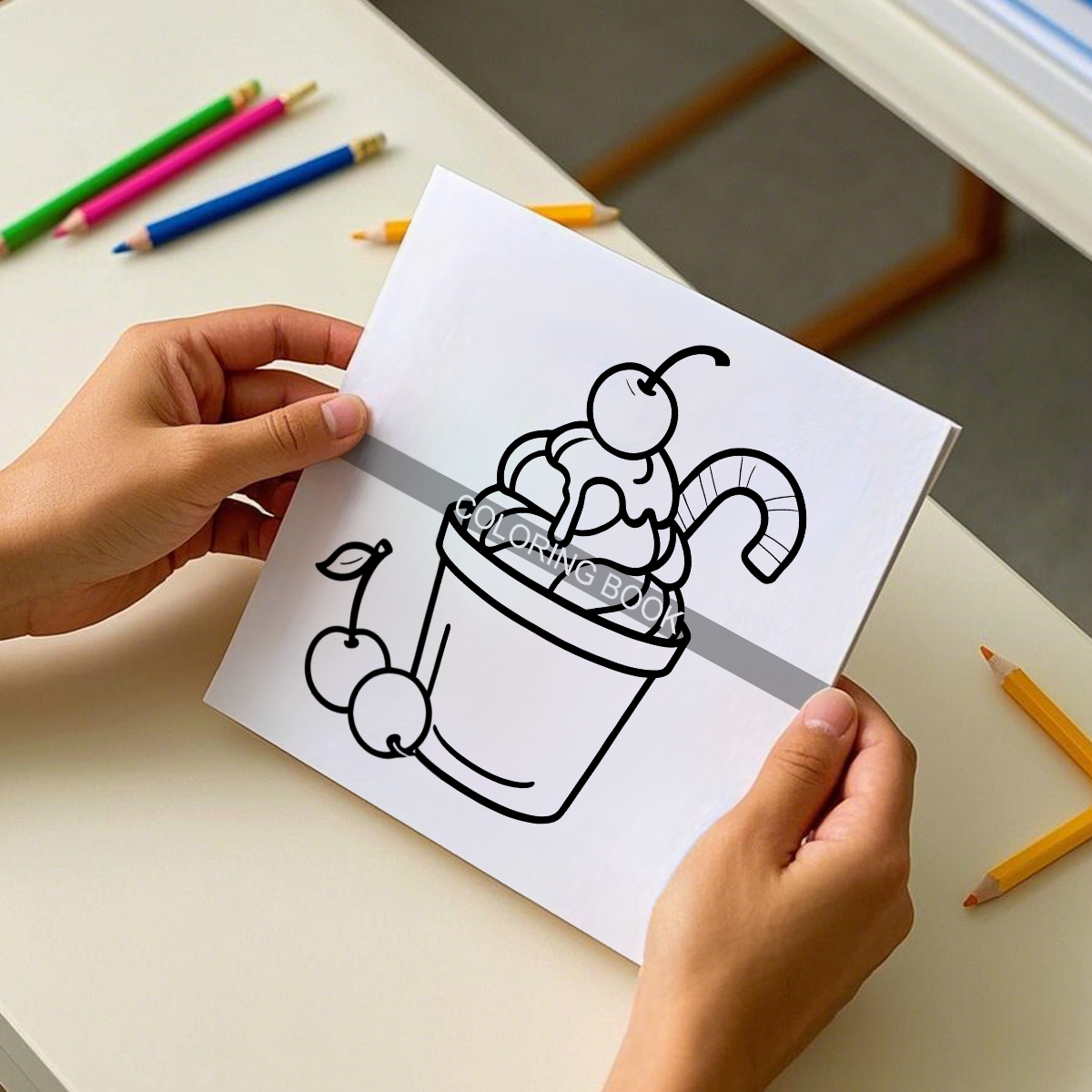 Delicious Food & Snack Themed  - Food And Snacks Coloring Book avaliação e preço