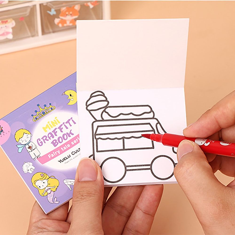 50 sheets Cartoon Paper Colori - Food And Snacks Coloring Book avaliação e preço