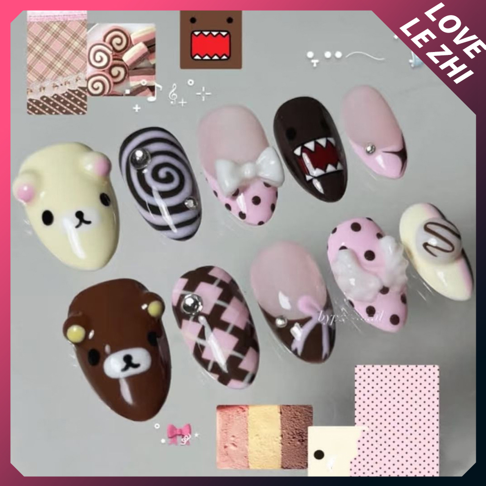 10Pcs Cartoon Kawaii Anime Ril - Food Grocery Snacks avaliação e preço