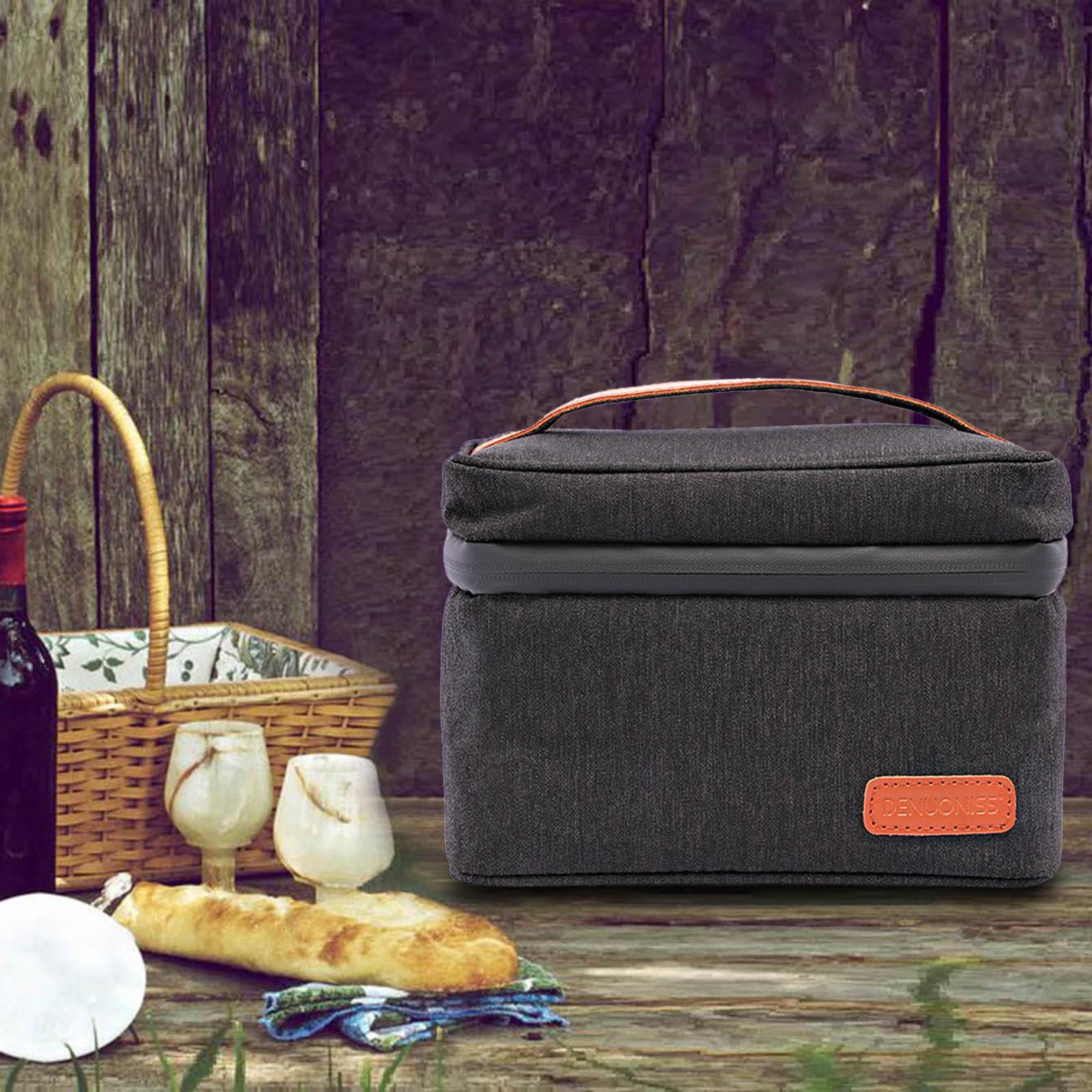 Insulated Lunch Bag Cooler Bag - Food Drink Snacks avaliação e preço