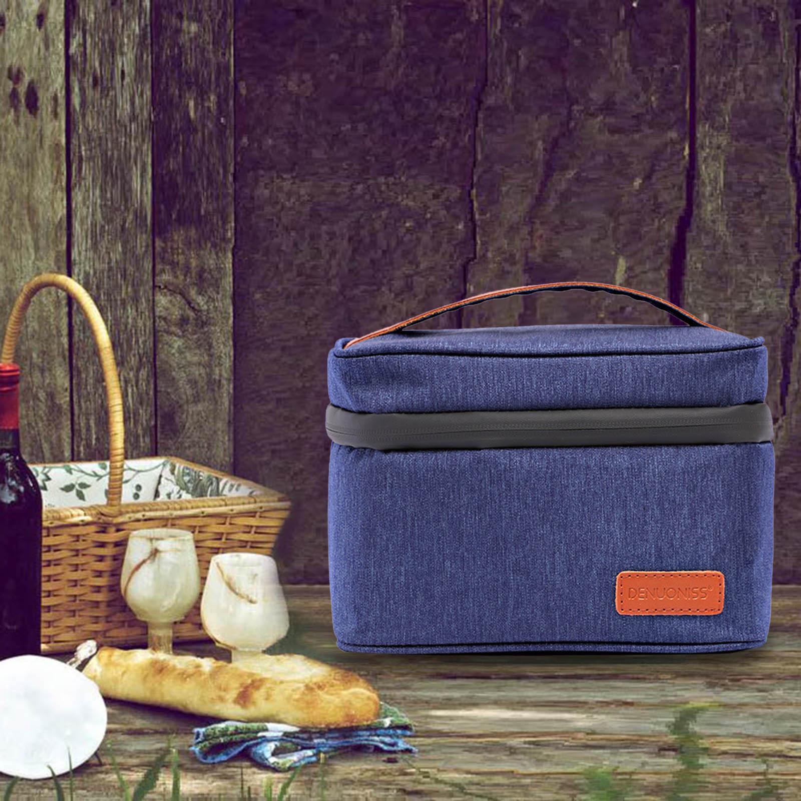 Insulated Lunch Bag Cooler Bag - Food Drink Snacks avaliação e preço