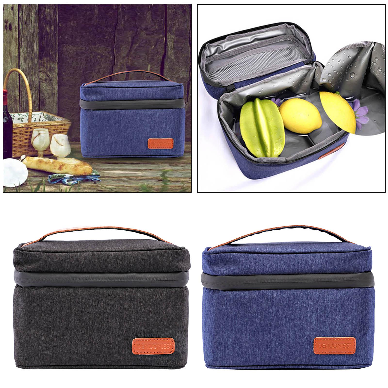 Insulated Lunch Bag Cooler Bag - Food Drink Snacks avaliação e preço