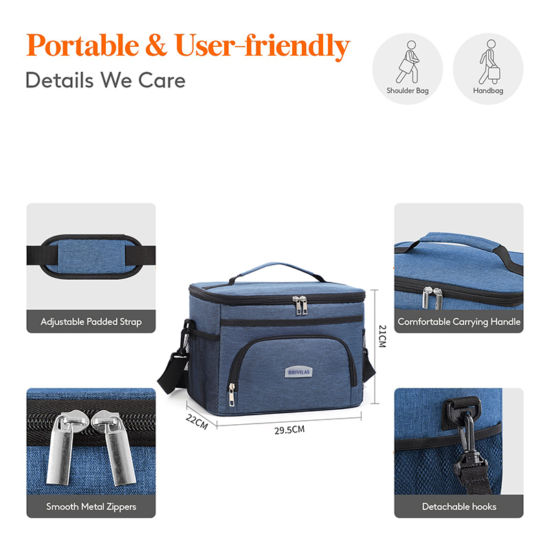 Large Capacity 25L Shoulder Lu - Food Z avaliação e preço