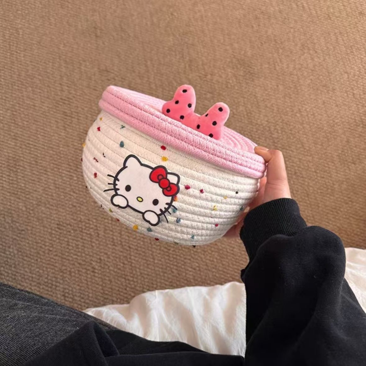 Cute Hello Kitty Cotton Hand-w - Food Grocery Snacks avaliação e preço