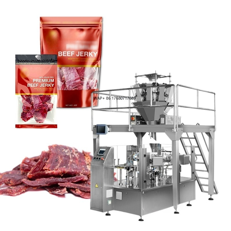 Automatic Standing up Pouch Zi - Jerky Beef Pack avaliação e preço