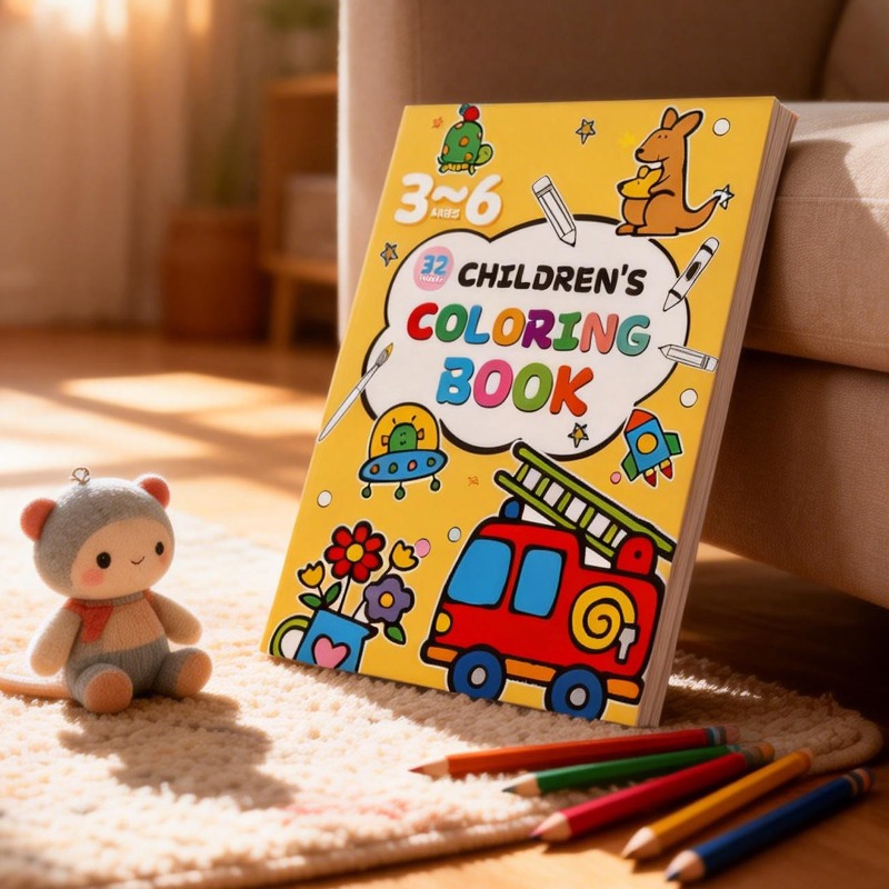 Children's Drawing Book, Conta - Food And Snacks Coloring Book avaliação e preço