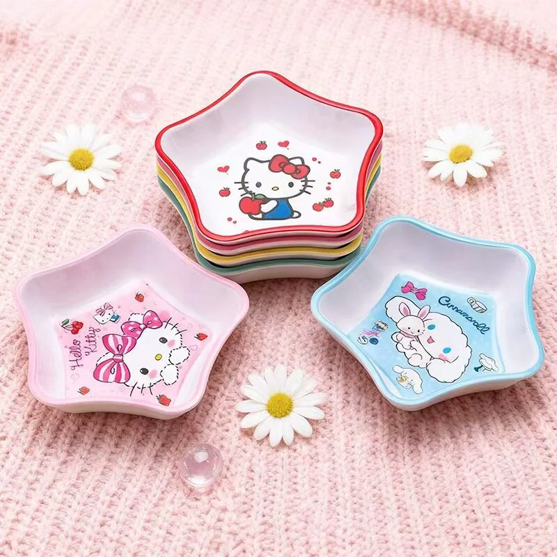 Cute Hello Kitty Bowl Five-poi - Food Grocery Snacks avaliação e preço