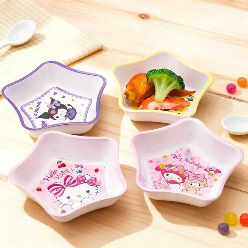 Cute Hello Kitty Bowl Five-poi - Food Grocery Snacks avaliação e preço