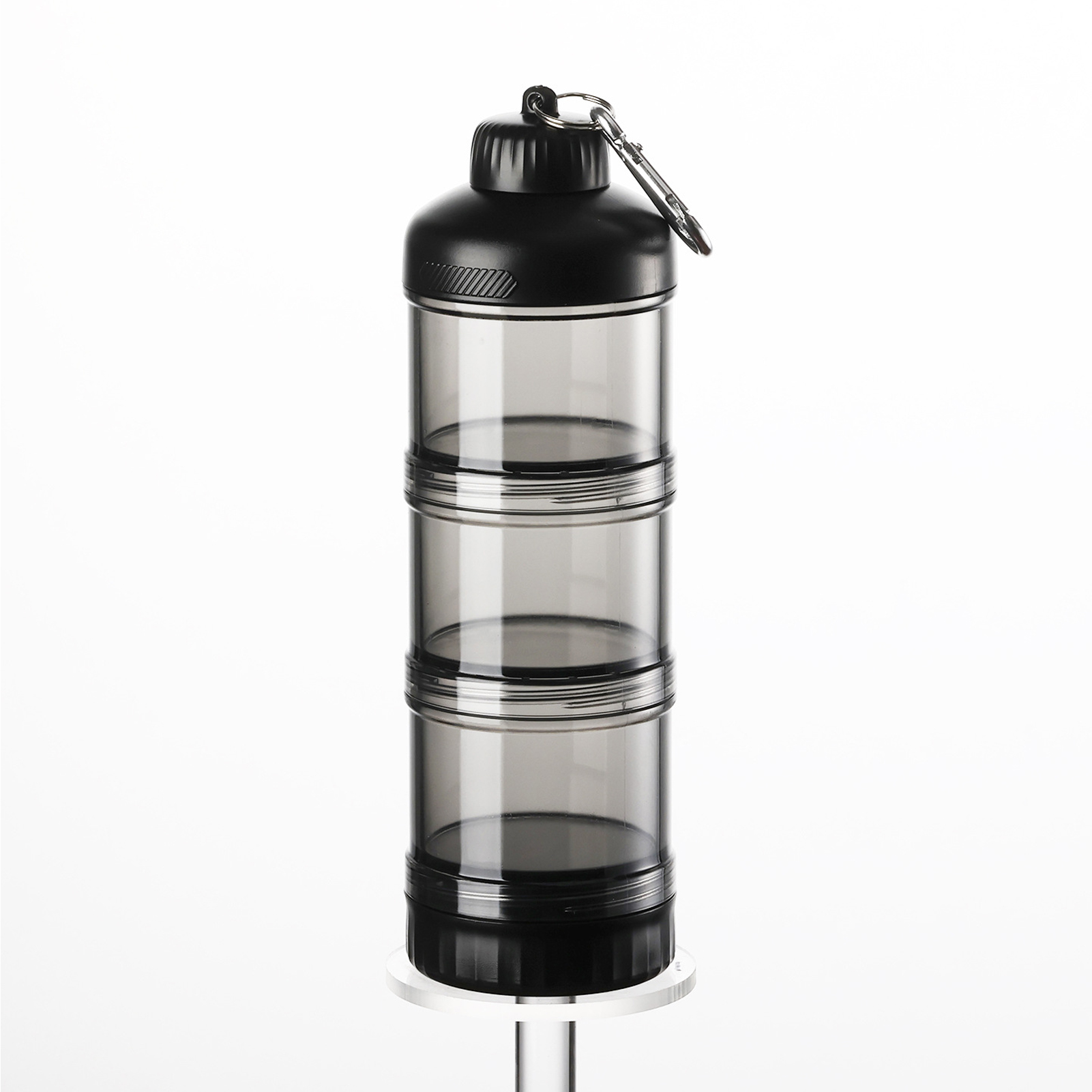 Portable 3-Layer Powder Dispen - Food Snacks With Protein avaliação e preço