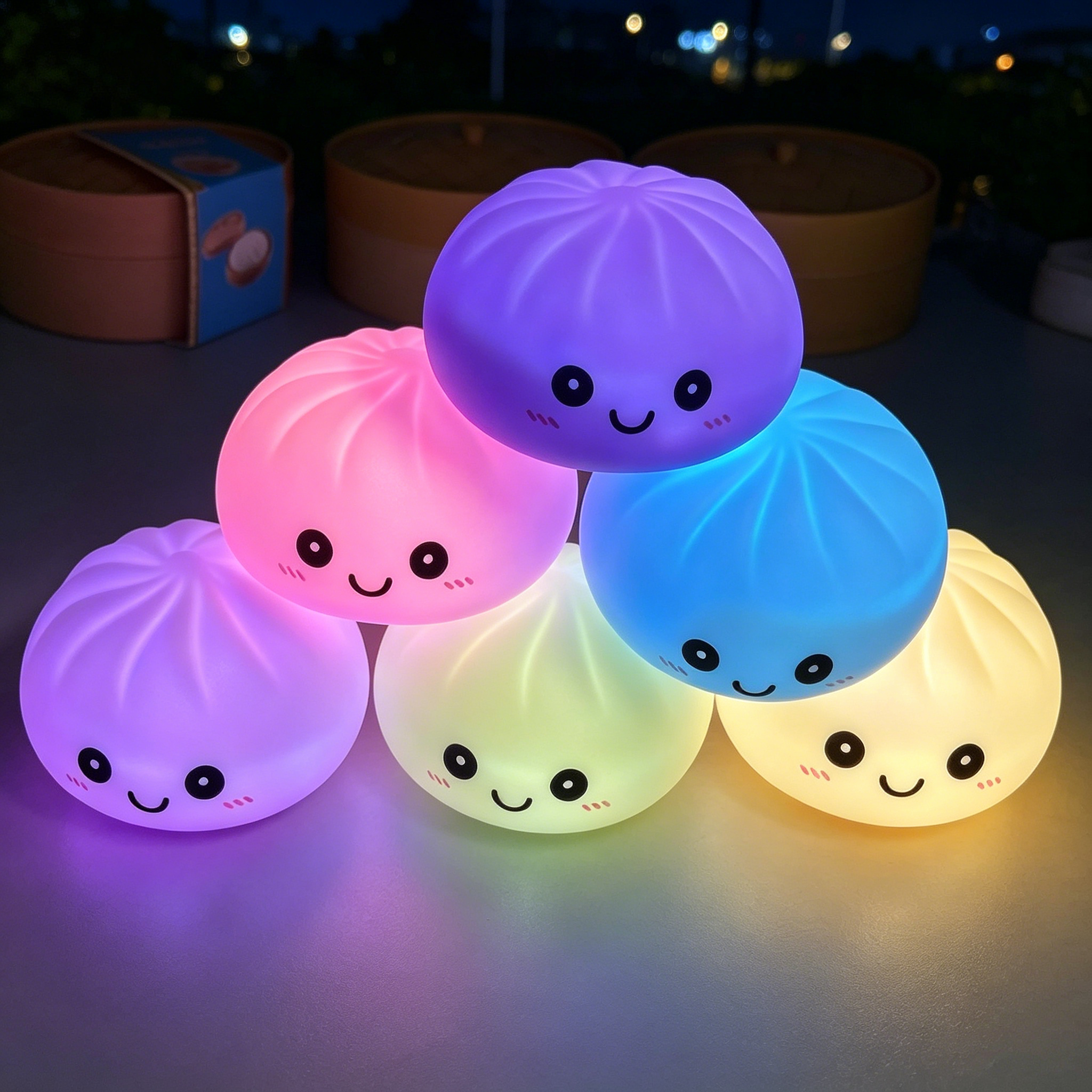 Light-up Bubble Spitting Steam - Food Grocery Snacks avaliação e preço